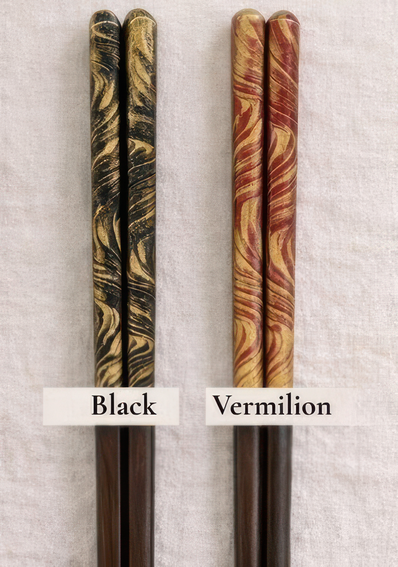 Wabi-Sabi Lacquered Chopsticks