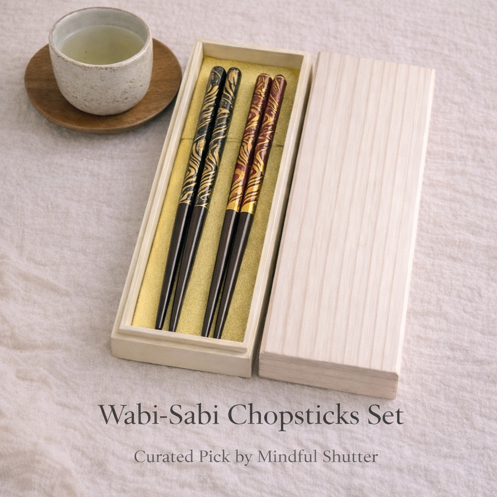 Wabi-Sabi Lacquered Chopsticks